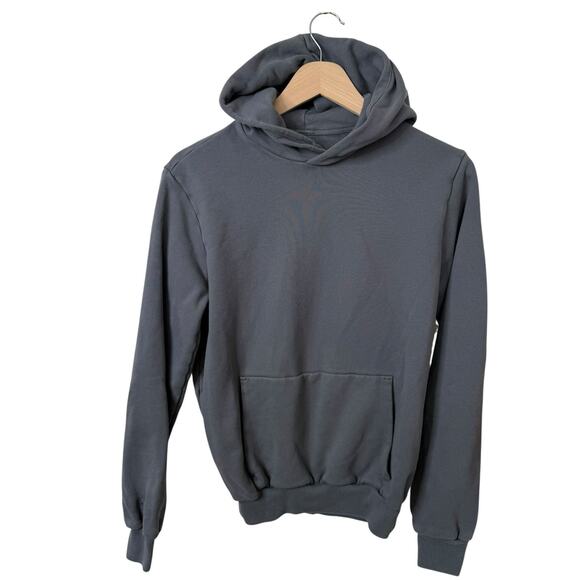 EVERLANE 100% Human Organic Cotton Blue Hoodie Sweatshirt XXS - Picture 1 of 6